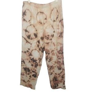 Nike Mens Medium Brown Tie Dye Sweat Pants Lounge
